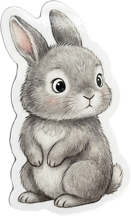 A photo of a pet bunny